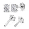 Rhodium Over Sterling Silver