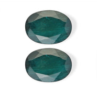Teal Grandidierite Set of 2 (Ovl 7x5 mm) 1.39 ctw