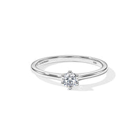 Luxuriant Lab Grown Diamond E-F VS Solitaire Ring in 18K Vermeil Rose Gold Over Sterling Silver (Size 10.0) 0.25 ctw