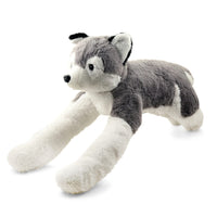 Gray Calm-Panion Pets Weighted Husky Plush