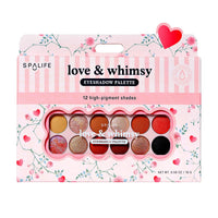 SpaLife Love & Whimsy Eyeshadow Palette (12 Shades) Made in Korea (Ships in 3-5 Days)