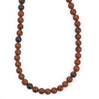 GCS Mahagooni Jasper 160.10 ctw Beaded Strand