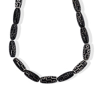 GCS Black Agate 465.00 ctw Beaded Strand 15 Inches