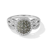 D'Joy Narsipatnam Alexandrite, White Zircon Ring in Rhodium Over Sterling Silver (Size 10.0) 2.15 ctw