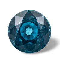 Certified and Appraised AAAA Cambodian Blue Zircon (Rnd 10mm) 8.00 ctw