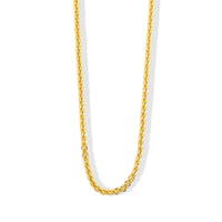 La Bella Italian Cristallnio Chain Necklace in 14K Yellow Gold Over Sterling Silver (20-22 Inches) 18.40 Grams