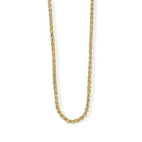 La Bella Italian Wheat Chain Necklace in 14K Yellow Gold Over Sterling Silver (20-22 Inches) 14.31 Grams