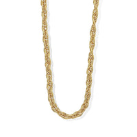 La Bella Italian Fantasia Chain Necklace in 14K Yellow Gold Over Sterling Silver (20-22 Inches) 26.08 Grams