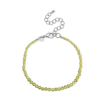 EverTrue Hebei Peridot 12.00 ctw Bracelet in Stainless Steel (7.25 In)