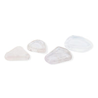 Clear Quartz Worry Stone (One Stone Per Purchase) (Style/Color Varies)