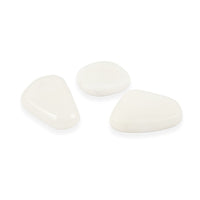 White Quartz Worry Stone (One Stone Per Purchase) (Style/Color Varies)