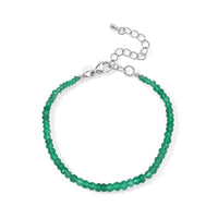 EverTrue Verde Onyx 20.00 ctw Bracelet in Stainless Steel (7.25 In)