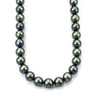 Tahitian Pearl Necklace in Sterling Silver 16 Inches