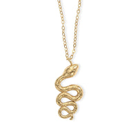Italian 0.90MM Snake Chain Necklace in 10K Yellow Gold (18-20 Inches) 1.35 Grams