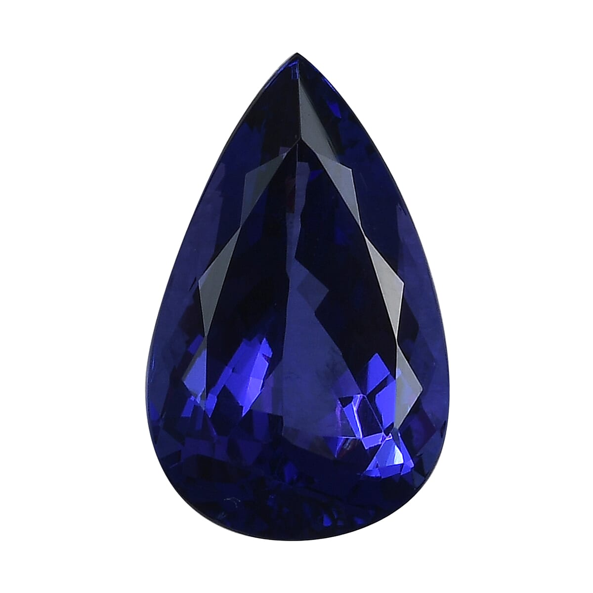 Certified 5.00 ctw Pear Tanzanite Loose Gemstone – AAAA Grade, Free Size