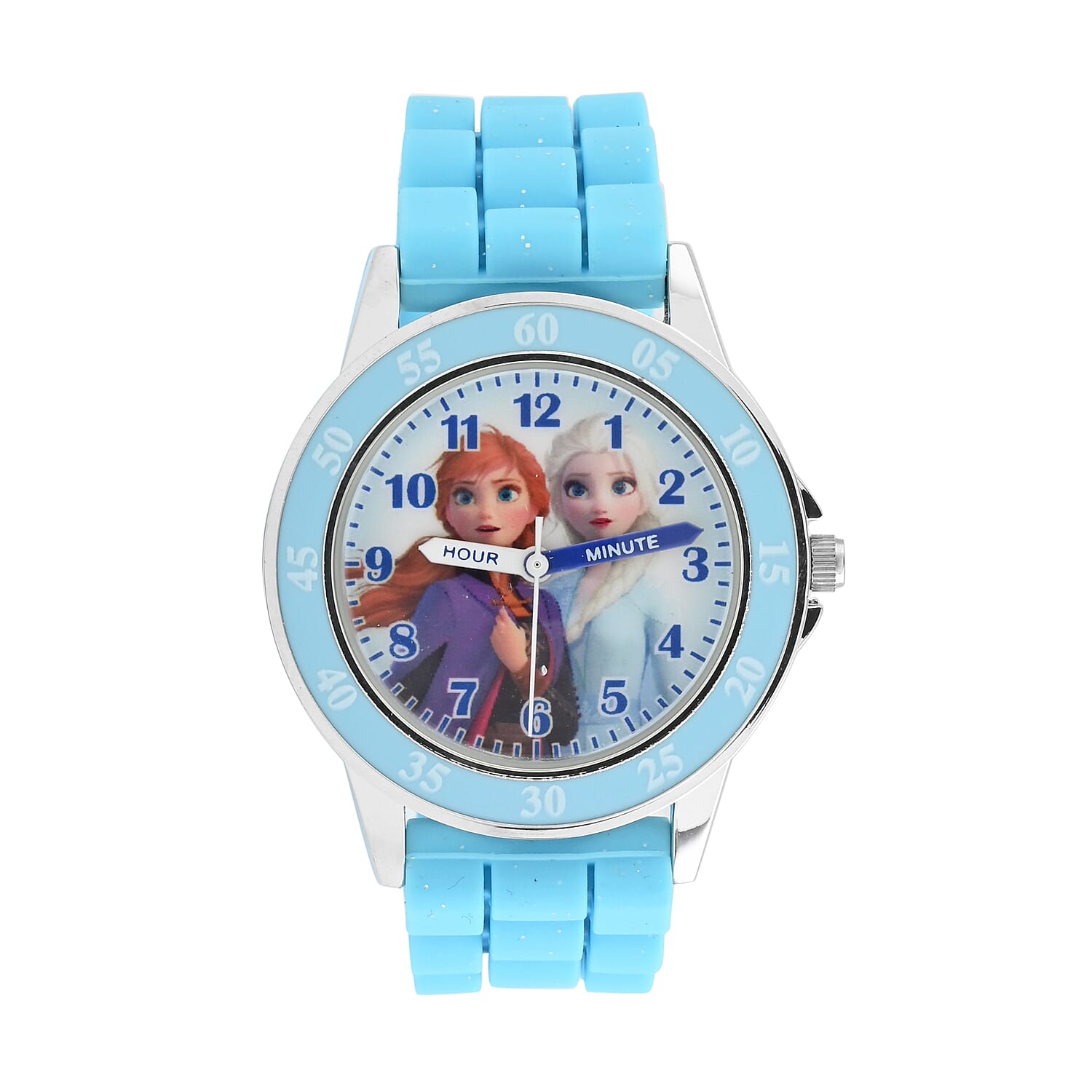 DISNEY Japanese Movement Frozen Sisters  Watch in Blue (38mm)