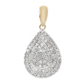 Luxoro SGL Certified 10K Yellow Gold G-H I3 Diamond Pendant 1.00 ctw - Sticky add to cart bar
