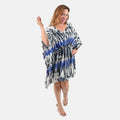 TAMSY Blue Kaftan - One Size Fits Most - Sticky add to cart bar