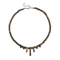 Lapis Lazuli Necklace 18-20 Inches in Silvertone 160.00 ctw - Sticky add to cart bar