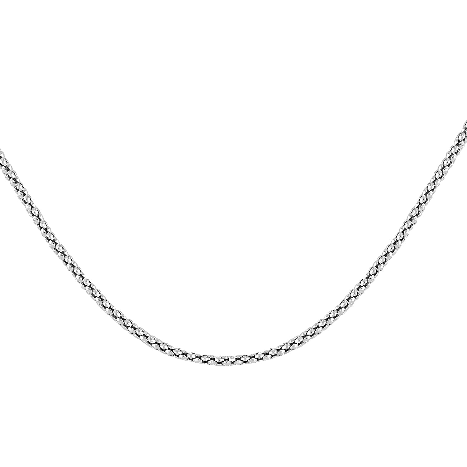 Italian Sterling Silver Coryana Chain 18 Inches 1.25mm 2.10 Grams