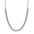 Diamond Fancy Necklace 18 Inches in Platinum Over Sterling Silver 12.70 Grams 2.00 ctw - Sticky add to cart bar