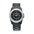 STRADA Austrian Crystal Japanese Movement Watch in Black (6.50 Inch) (30.50 mm) - Sticky add to cart bar