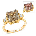 Iliana 18K Yellow Gold AAA Turkizite, Diamond (G-H, SI) Ring 2.10 ctw - Sticky add to cart bar