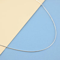 Italian Sterling Silver 0.7mm Snake Chain 18 Inches 3.40 Grams