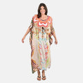 TLV TAMSY Tan Graphic Printed Long With Drawstring - One Size Fits Most - Sticky add to cart bar