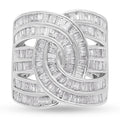 Natural Champagne Diamond Ring in Platinum RG Over Sterling Silver (Size 9.0) 9 Grams 3.00 ctw - Sticky add to cart bar