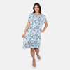 Blue Leaves Print