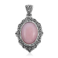Bali Legacy Peruvian Pink Opal Pendant in Sterling Silver 8.50 ctw - Sticky add to cart bar