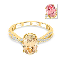 Certified & Appraised ILIANA 18K Yellow Gold AAA Turkizite and G-H SI Diamond Ring 3.5 Grams 1.85 ctw