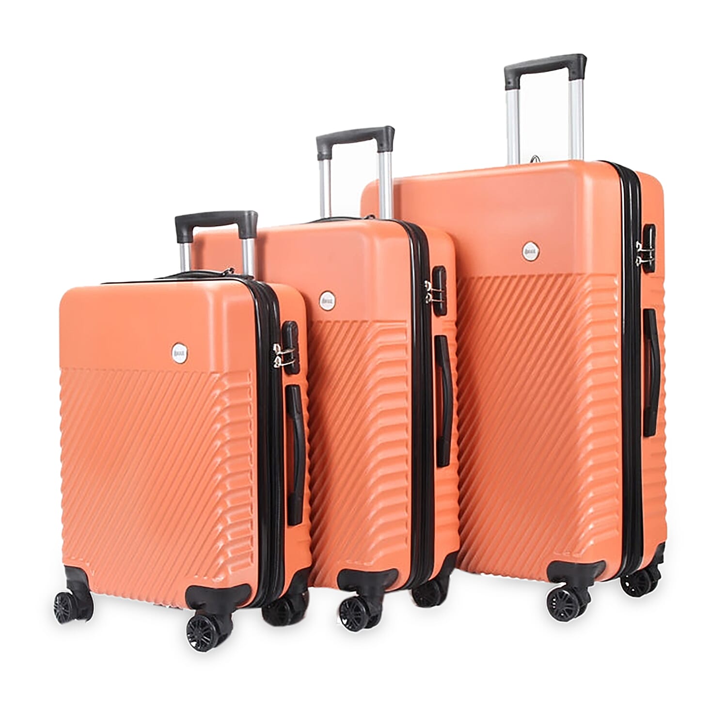 FIONA Expandable ABS Hard shell Lightweight 360 Dual Spinning Wheels Combo Lock 28 24, 20 3 Piece Luggage Set