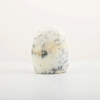White Agate with Dendrite Figurine -L Approx. 6486ctw