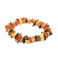 Multi Color Amber Stretch Bracelet