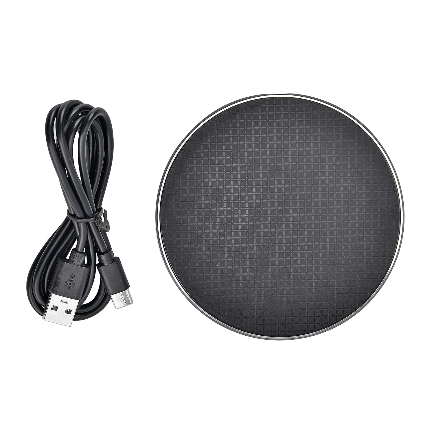 15W Wireless Fast Charger with 1 meter USB Cable