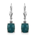 Matrix Neon Apatite Lever Back Earrings in Sterling Silver 3.15 ctw - Sticky add to cart bar
