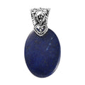 Lapis Lazuli Solitaire Pendant in Sterling Silver 23.85 ctw - Sticky add to cart bar