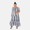 Gray Tropical Print