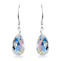 D'Joy Aurora Borealis Crystal Earrings in Sterling Silver