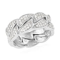 Diamond Fancy Ring in Platinum Over Sterling Silver 0.50 ctw - Sticky add to cart bar