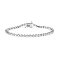 NY Closeout 10K White Gold G-H I3 Diamond Tennis Bracelet (7.00 In) 7.90 Grams 1.00 ctw - Sticky add to cart bar