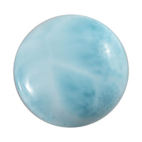 Larimar (Rnd 11 mm) 4.68 ctw Loose Gemstone