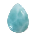Larimar (Pear 14x10 mm) 4.85 ctw Loose gemstone - Sticky add to cart bar