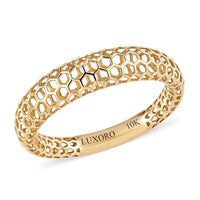 MIRAGE COLLECTION LUXORO 10K Yellow Gold Band Ring