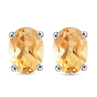 Natural Thai Black Spinel Solitaire Stud Earrings in Sterling Silver 2.00 ctw