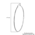 Sterling Silver Diamond-cut Hoop Earrings 2.50 Grams - Sticky add to cart bar
