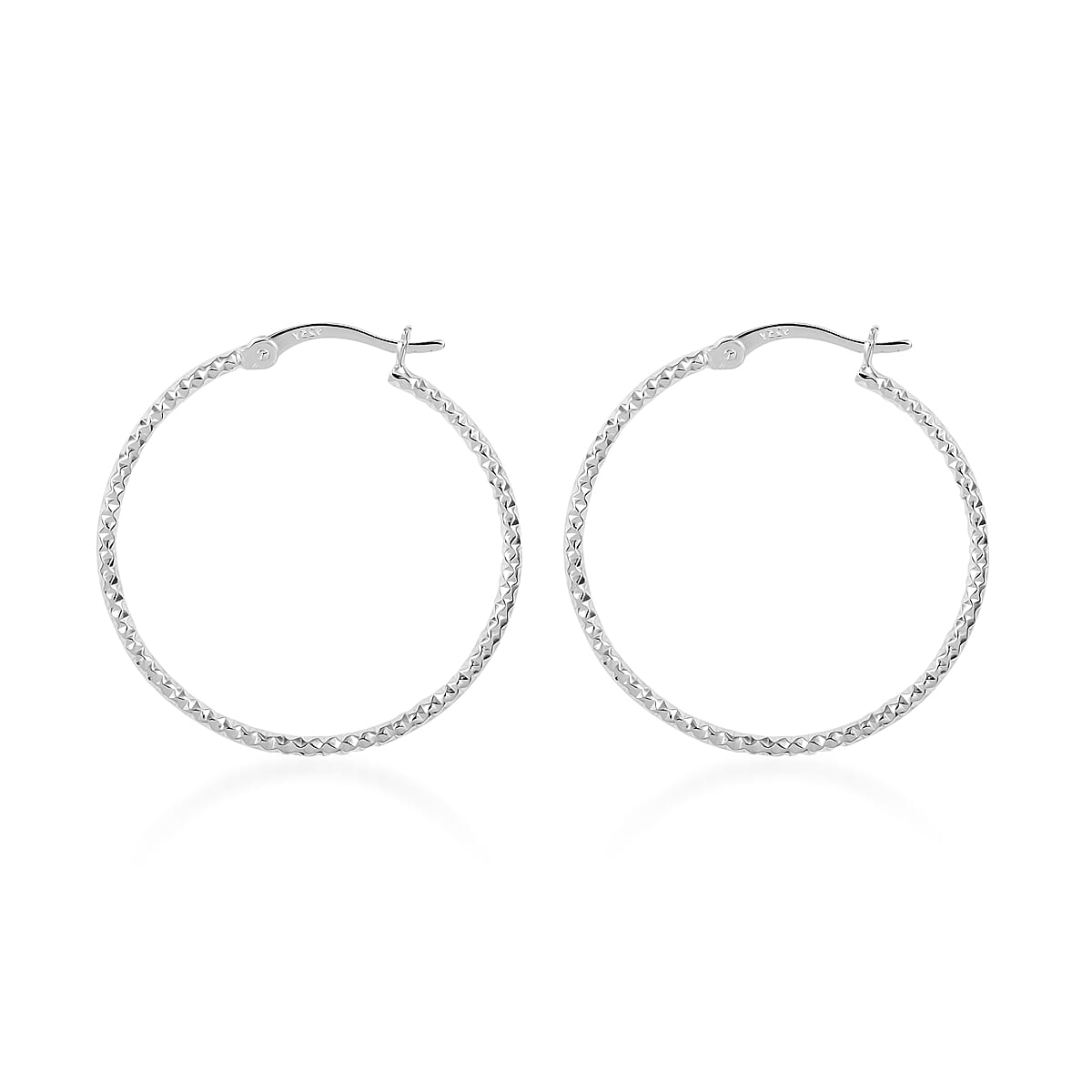 Sterling Silver Hoop Earrings 2 Grams