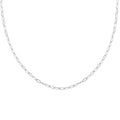 Italian Rhodium Over Sterling Silver 2.5mm Cable Chain 18 Inches 2.60 Grams - Sticky add to cart bar
